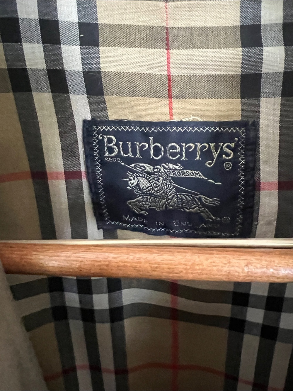 Burberry Beige Double-Breasted Trench Coat - Picture 2 of 4